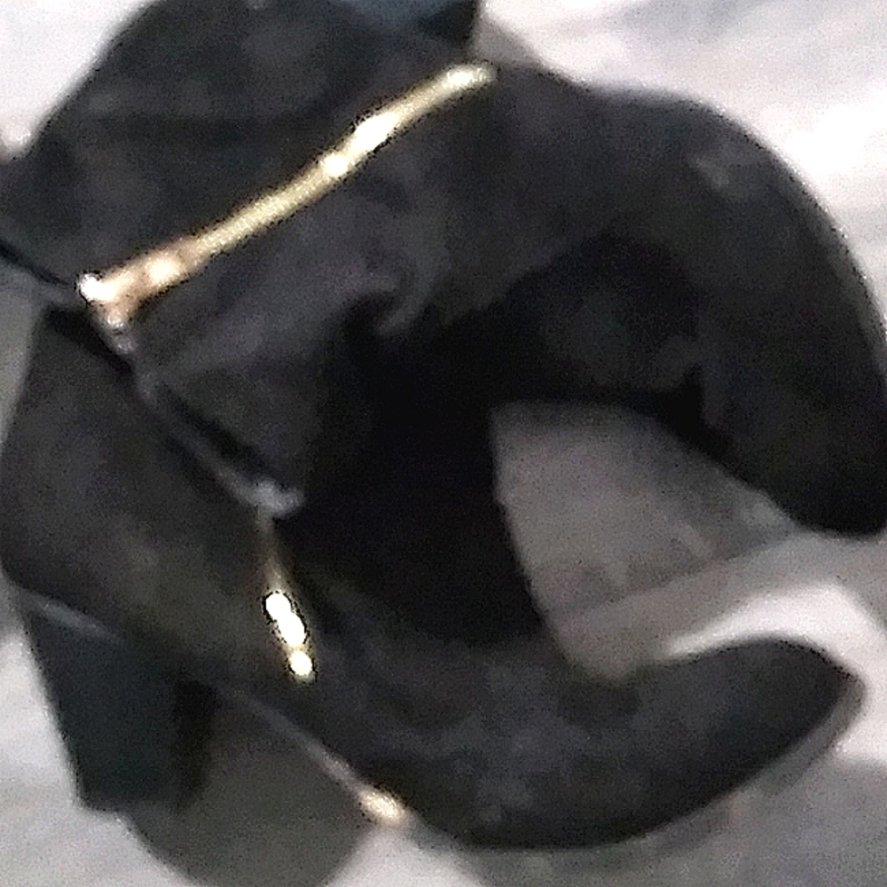 Women's upper suede zip ankle boot